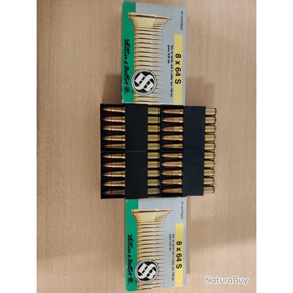 LIVRAISON GRATUITE !!8x64 S 196 grs