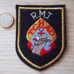 &eacute;cusson infanterie RMT R&eacute;giment de Marche du Tchad insigne collection