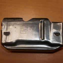Chargeur de carabine REMINGTON en 280 Rem 2 COUPS