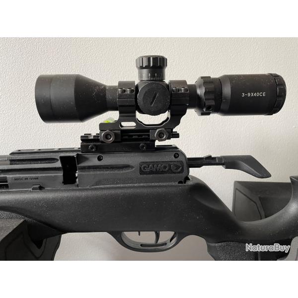 Mega pack Gamo Arrow 4.5Lunette + pompe + support