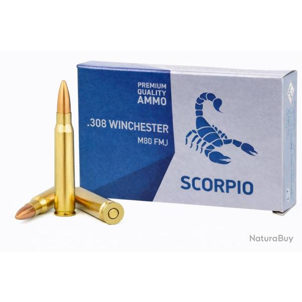 Munitions - STV - Scorpio .308 Win FMJ - 147Gr (x1120)