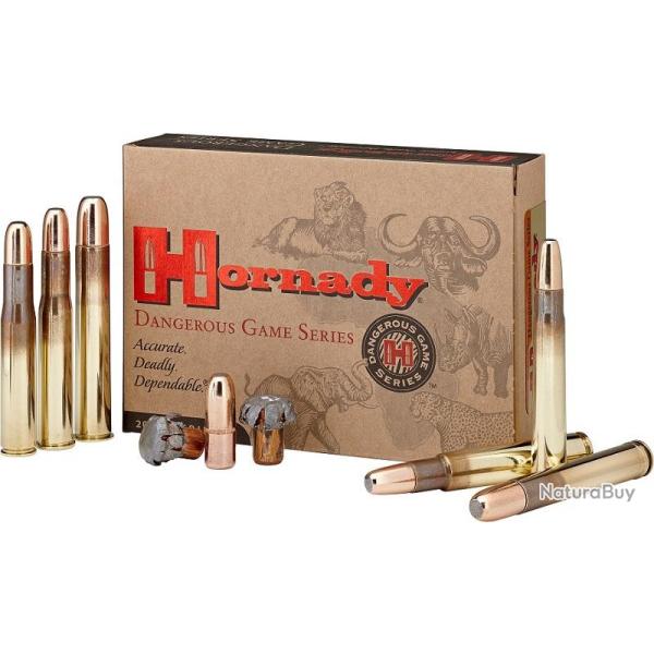 Boite de 20 Cartouches Hornady 500 NE 3�� 570GR DGX Bonded 82689