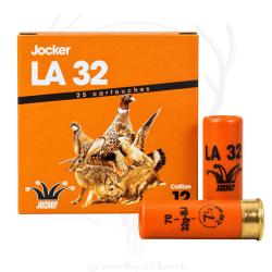 Lot de 10x 25 cartouches LA 32 Cal.12/70 Orange JOCKER 7.5