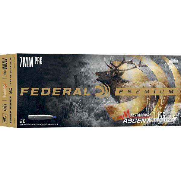 Munitions FEDERAL cal.7prc terminal ascent 155gr par 60