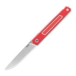 Couteau SRM Swift Lame Acier 12C27 Manche G10 Rouge Liner Lock SRM125LGR
