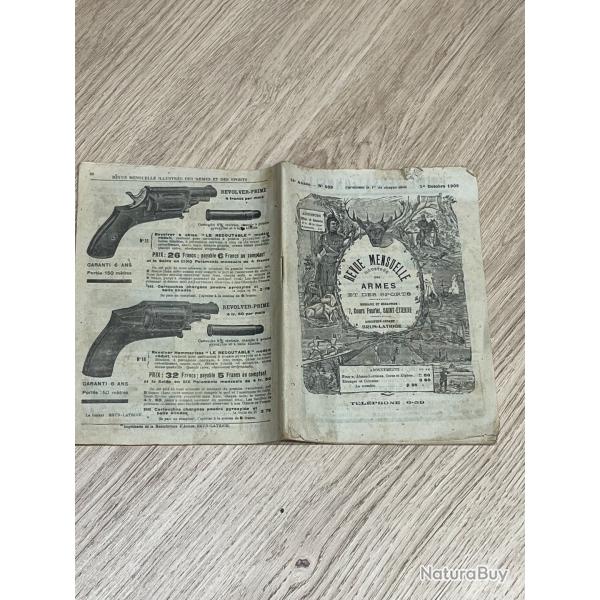 Revue mensuelle armes 1908