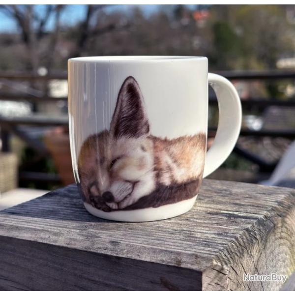 Tasses � caf� Renard x6 Charlotte Nicolin