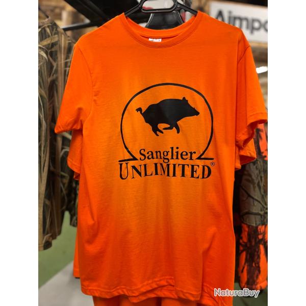 Tee shirt sanglier Unlimited