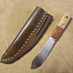 Couteau Hilmar s&eacute;rie "GREEN RIVER TRIBUTE" skinner thuya - fr&ecirc;ne