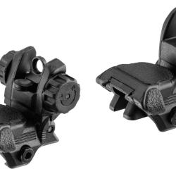 Organes de vis&eacute;e SCHMEISSER pour carabine type AR 15 (Flip-Up sight set)
