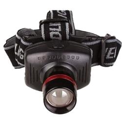 Lampe Frontale Led 3w Effet Zoom Focus Type Police Luminosit&eacute; Impressionnante