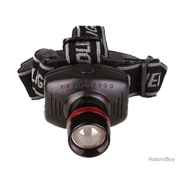 Lampe Frontale Led 3w Effet Zoom Focus Type Police Luminosit� Impressionnante