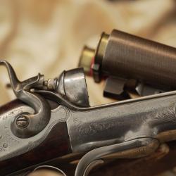 Fusil &agrave; chien avant 1900 Aubry