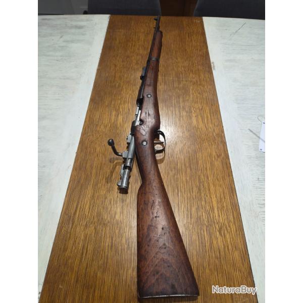 Carabine Berthier M16 - Calibre 8x51mm R Lebel - Re-canonn� MAC 1922