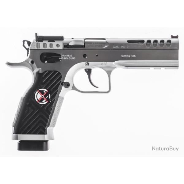 PISTOLET TANFOGLIO STOCK MASTER XTREME CHROME CAL 9X19