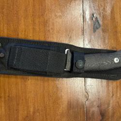 Lionsteel M 3, manche micarta noir lame en niolox