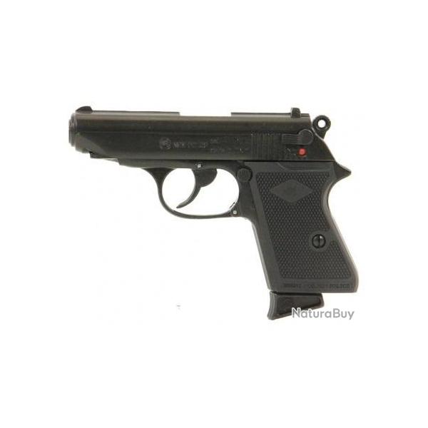 Pistolet Bruni Police 9MM Blanc/gaz