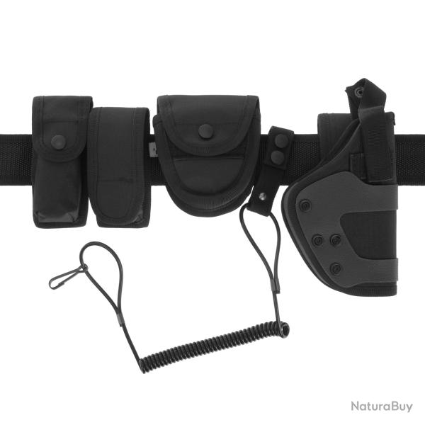 Ceinturon D'intervention Complet MFH Security 8 Pi�ces Noir