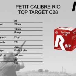 RIO TOP TARGET CALIBRE 28 /250 7.5