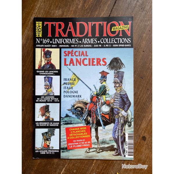 Tradition magazine, histoire militaire n�169 - uniformes, armes, collections 169