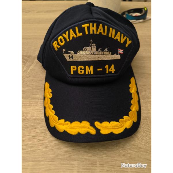 Casquette d'Officier Marine Royale Tha�landaise - Royal Thai Navy PGM-14