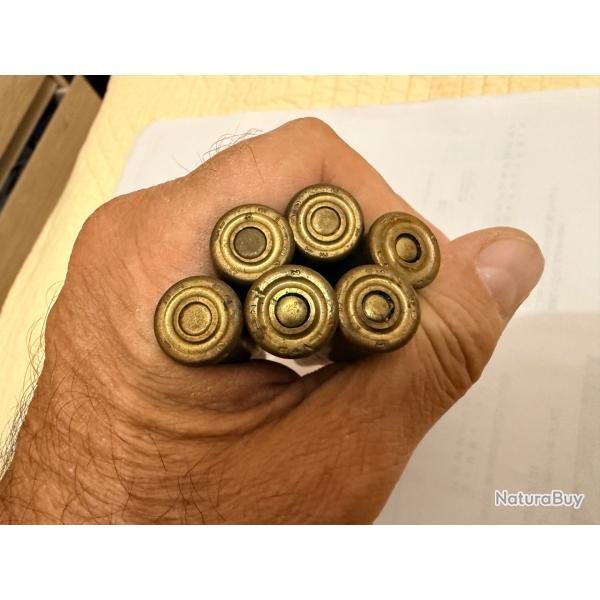 Lot de 6 cartouches calibre 8mm LEBEL
