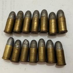 14 cartouches calibre 32  S & W short