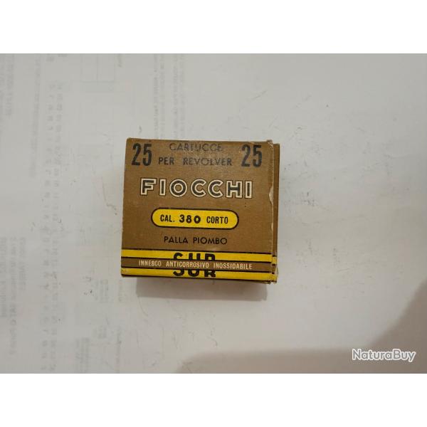 25 cartouches calibre 380 short