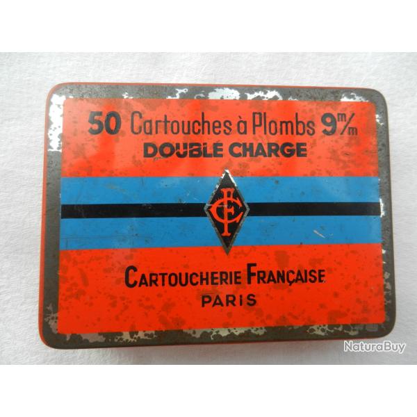 boite m�tal vide de cartouches 9m/m
