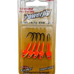 T&ecirc;te plomb&eacute;e Owner Jig orange 1/0 4.7gr 5pcs