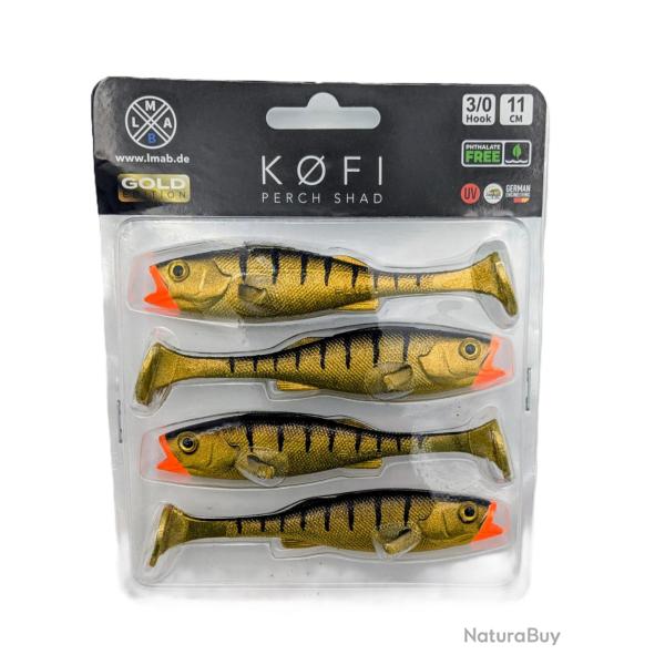 K�fi perch 11cm 4pcs Gold Tiger