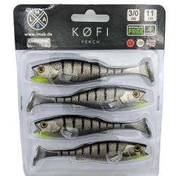 K&ouml;fi perch 11cm 4pcs Chrome Tiger