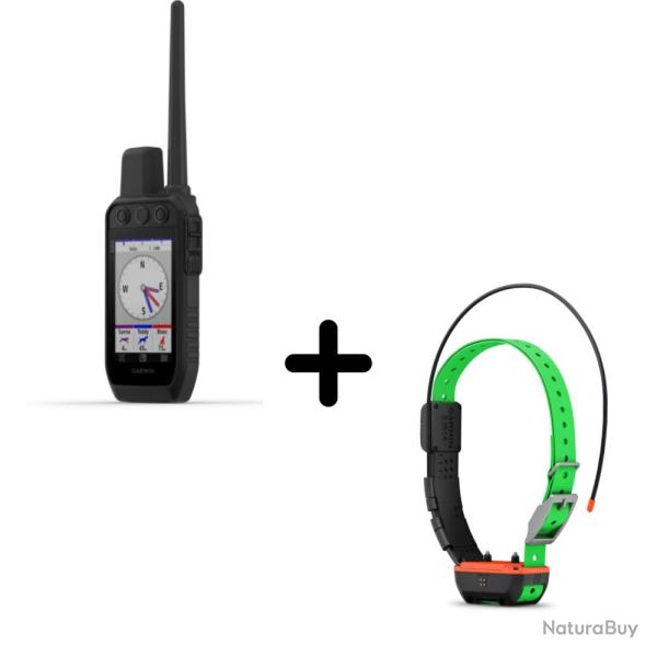 PACK GARMIN TELECOMMANDE ALPHA 300 F + COLLIER TT(TM)25F