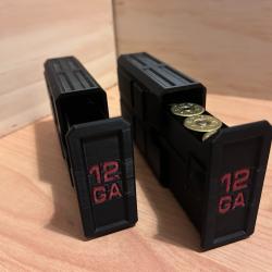 Lot de 2 Bo&icirc;te &agrave; munitions tactique pour Calibre 12 GA