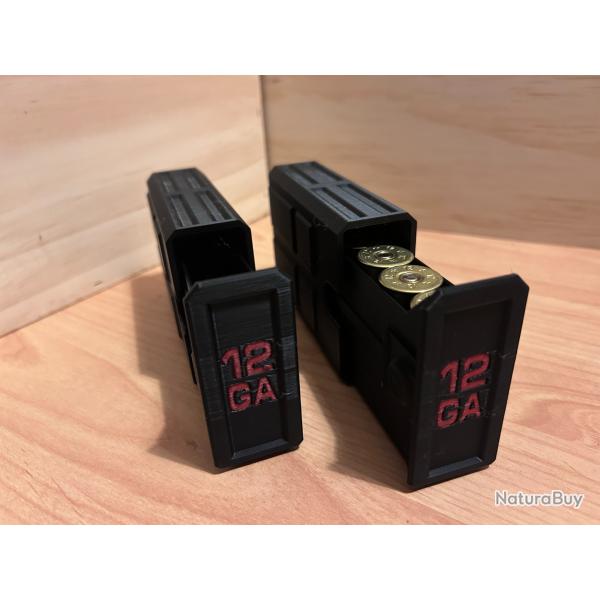 Lot de 2 Bo�te � munitions tactique pour Calibre 12 GA