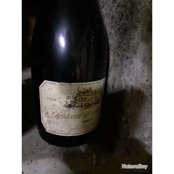 Lot de bouteilles de vin de Chinon - Ch�teau de la Grille