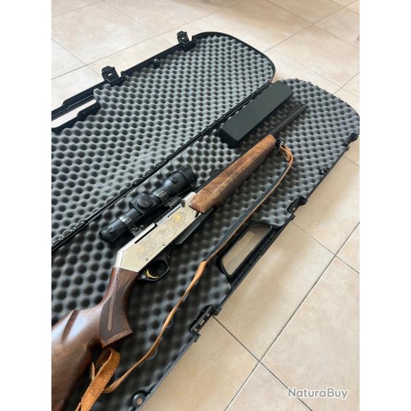 Carabine Semi-Automatique Browning MK3 9.3x62 point rouge Aimpoint
