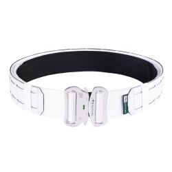 Ceinture Tactique Modulaire JB Tacticals MOLLE Laser Cut Blanc