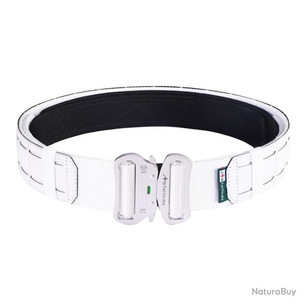 Ceinture Tactique Modulaire JB Tacticals MOLLE Laser Cut Blanc