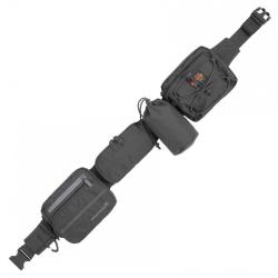 Ceinturon Tactique Utilitaire Pentagon Alissos 4 Pochettes Noir