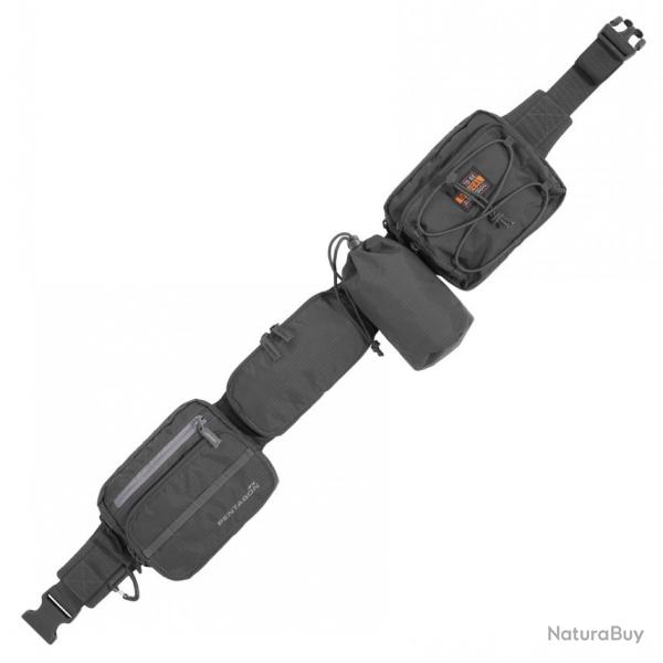 Ceinturon Tactique Utilitaire Pentagon Alissos 4 Pochettes Noir