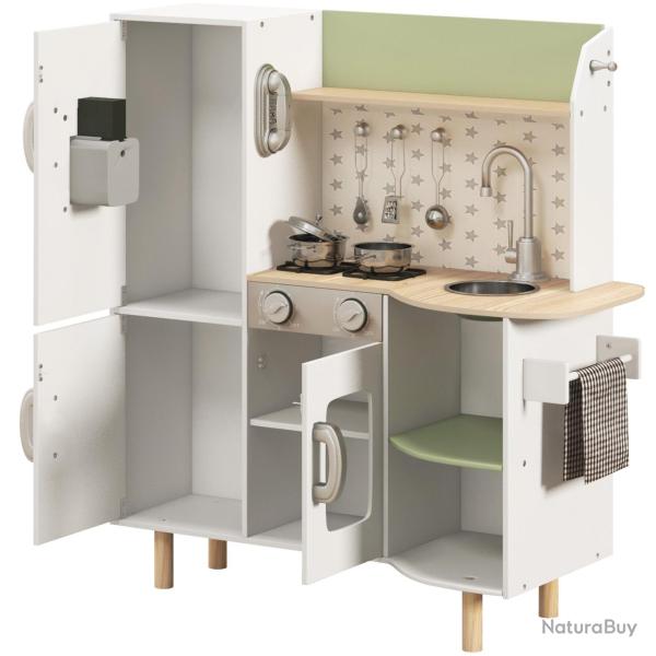 Cuisine pour enfant jeu d'imitation 84 x 34 x 89 cm avec �vier et machine � gla�ons mini design sca