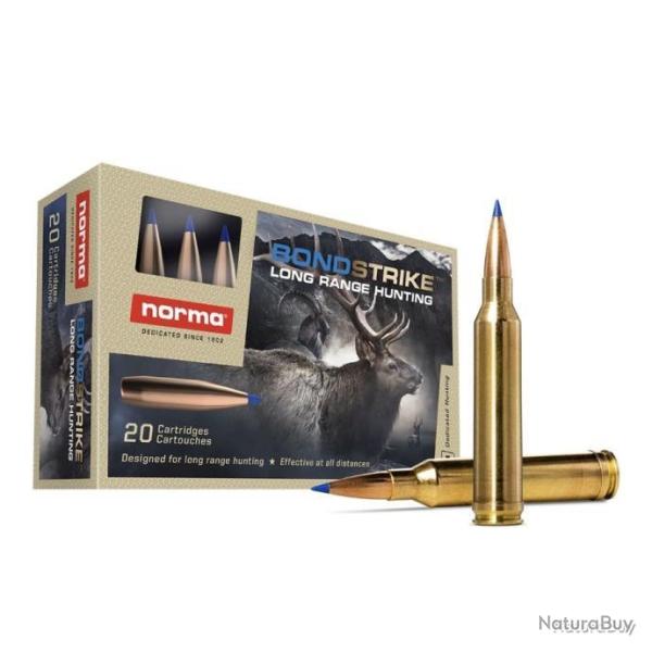 Cartouches Norma Bond Strike 165gr /10.7g Calibre 7mmPRC