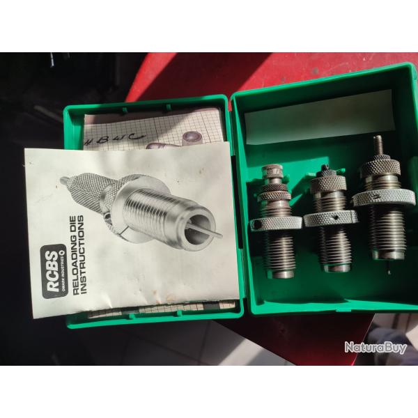 JEU DE 3 MATRICES EN CARBURE RCBS 380 AUTO - GROUPE B