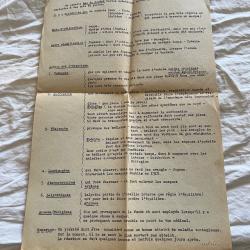 Notice sur le gaz de combat ann&eacute;es 1940 2p