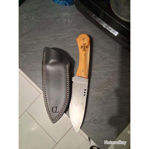 Couteau de chasse artisanal