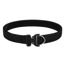 Ceinture Tactique Rigide Combat Lab Laser Cut Boucle Cobra D-Ring Noir