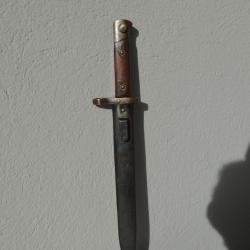 Ba&iuml;onnette Austro-Hongroise M-1895 - Arm&eacute;e prussienne W17 - Fabricant Ernst Busch Solingen WW1