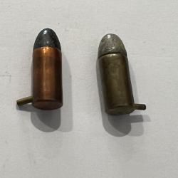 Lot de deux munitions 7mm &agrave; broche