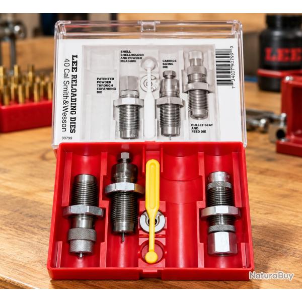 LEE Carbide 3-Die Set .40 S&W / 10 mm Auto - R�f. 90799